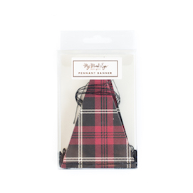 Plaid mini  - pennant banner